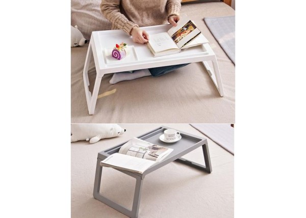 Τραπεζάκι πτυσσόμενο Nextdeco λευκό 55x35x25εκ. Τραπεζάκι πτυσσόμενο Nextdeco λευκό 55x35x25εκ.