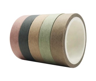 Αυτοκόλλητες κορδέλες αποχρώσεις Pine 5 τμχ