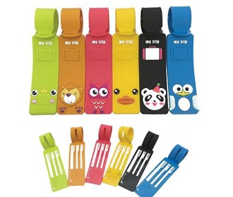 Καρτελάκια για αποσκευές σε διάφορα σχέδια, 4x23,5 εκ. 10τμχ. Καρτελάκια για αποσκευές σε διάφορα σχέδια, 4x23,5 εκ. 10τμχ.