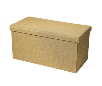 Σκαμπό με αποθηκευτικό χώρο, εκρού, Υ36x76x38εκ. Σκαμπό με αποθηκευτικό χώρο, εκρού, Υ36x76x38εκ.