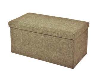 Σκαμπό με αποθηκευτικό χώρο, μπεζ-καφέ, Υ36x76x38 εκ. Σκαμπό με αποθηκευτικό χώρο, μπεζ-καφέ, Υ36x76x38 εκ.