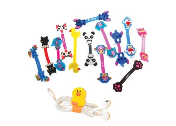 Σφικτήρες καλωδίων-μπρελόκ με παιδικές φιγούρες μήκους 10 εκ. Σφικτήρες καλωδίων-μπρελόκ με παιδικές φιγούρες μήκους 10 εκ.