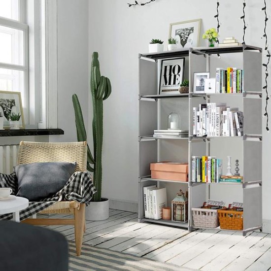 Ραφιέρα Nextdeco με 8 ράφια Υ128x82x31εκ. Ραφιέρα Nextdeco με 8 ράφια Υ128x82x31εκ.