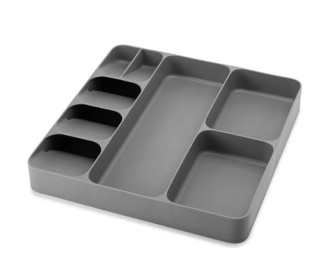 Θήκη για μαχαιροπίρουνα, γκρι, 40x38,5x5εκ. Θήκη για μαχαιροπίρουνα, γκρι, 40x38,5x5εκ.