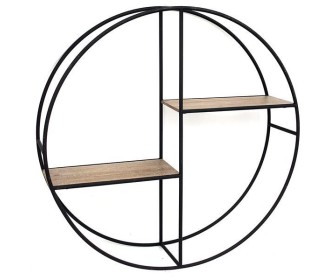 Ράφι καλάθι μεταλλικό Nextdeco μαύρο Ø37,5x14εκ. Ράφι καλάθι μεταλλικό Nextdeco μαύρο Ø37,5x14εκ.