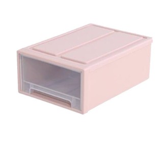 Κουτί αποθήκευσης στοιβαζόμενο ροζ Υ17x41x29εκ. Κουτί αποθήκευσης στοιβαζόμενο ροζ Υ17x41x29εκ.