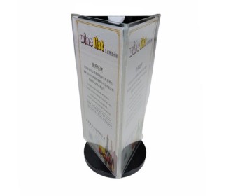 Επιτραπέζιο σταντ προβολής 3 πλευρών 12,5x20εκ.