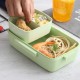 Lunch Box bamboo 3 θέσεων με χωρίσματα Υ7,1x23,4x15εκ. Lunch Box bamboo 3 θέσεων με χωρίσματα Υ7,1x23,4x15εκ.