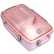 Lunch Box bamboo 3 θέσεων με χωρίσματα Υ7,1x23,4x15εκ. Lunch Box bamboo 3 θέσεων με χωρίσματα Υ7,1x23,4x15εκ.