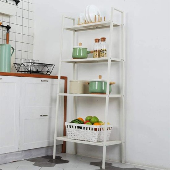 Ραφιέρα βιβλιοθήκη Nextdeco 4 επίπεδων λευκή Υ147x35x35εκ. Ραφιέρα βιβλιοθήκη Nextdeco 4 επίπεδων λευκή Υ147x35x35εκ.