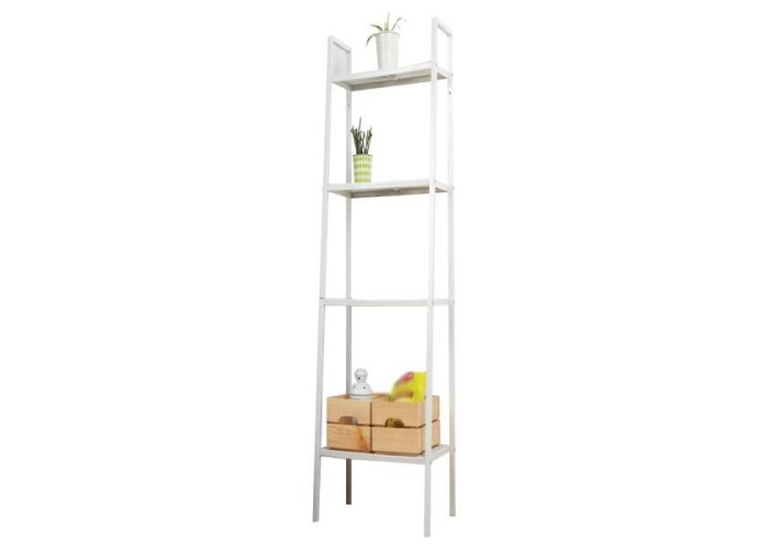 Ραφιέρα βιβλιοθήκη Nextdeco 4 επίπεδων λευκή Υ147x35x35εκ. Ραφιέρα βιβλιοθήκη Nextdeco 4 επίπεδων λευκή Υ147x35x35εκ.