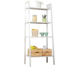 Ραφιέρα βιβλιοθήκη Nextdeco 4 επίπεδων λευκή Υ147x60x35εκ Ραφιέρα βιβλιοθήκη Nextdeco 4 επίπεδων λευκή Υ147x60x35εκ