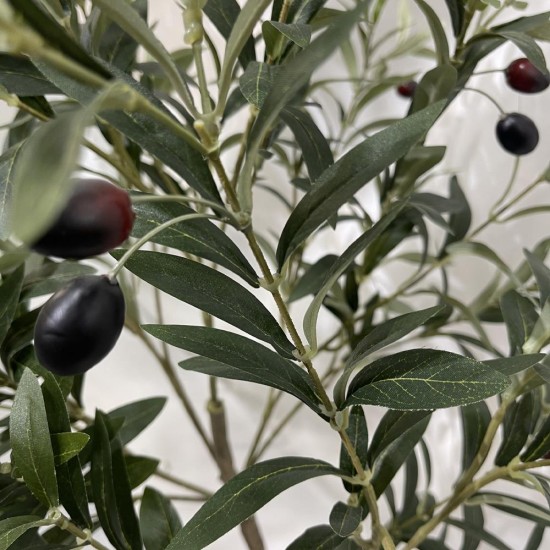 Ελιά τεχνητή Nextdeco Υ0,95μ. με καρπούς σε μαύρη γλάστρα Ø15εκ. Ελιά τεχνητή Nextdeco Υ0,95μ. με καρπούς σε μαύρη γλάστρα Ø15εκ.