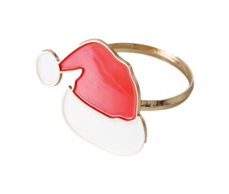 Δαχτυλίδι πετσέτας σετ 4 τεμαχίων ∅5εκ. Σκούφος Άγιου Βασίλη 1 Δαχτυλίδι πετσέτας σετ 4 τεμαχίων ∅5εκ. Σκούφος Άγιου Βασίλη 1