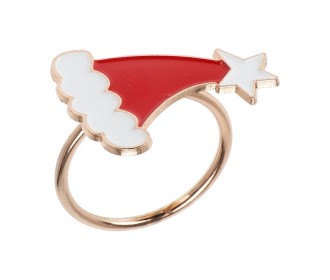 Δαχτυλίδι πετσέτας σετ 4 τεμαχίων ∅5εκ. Σκούφος Άγιου Βασίλη 2 Δαχτυλίδι πετσέτας σετ 4 τεμαχίων ∅5εκ. Σκούφος Άγιου Βασίλη 2