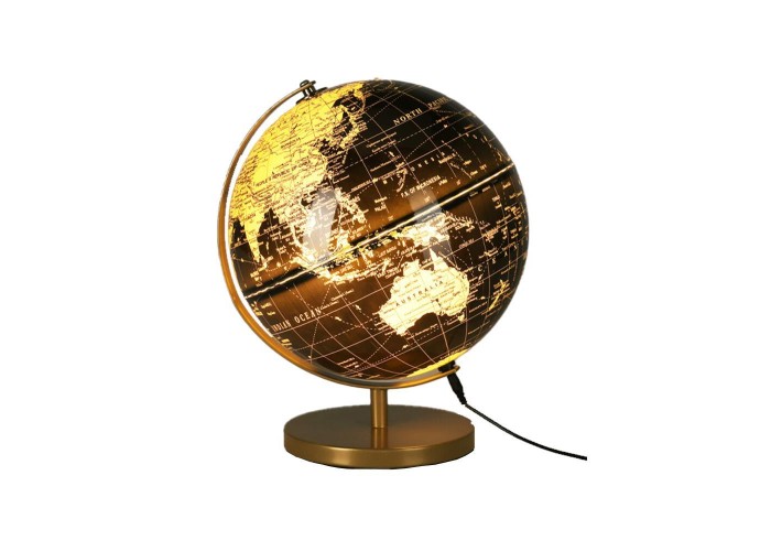 Υδρόγειος σφαίρα διακοσμητική LED 26×23×Υ31εκ Υδρόγειος σφαίρα διακοσμητική LED 26×23×Υ31εκ