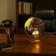 Υδρόγειος σφαίρα διακοσμητική LED 26×23×Υ31εκ Υδρόγειος σφαίρα διακοσμητική LED 26×23×Υ31εκ