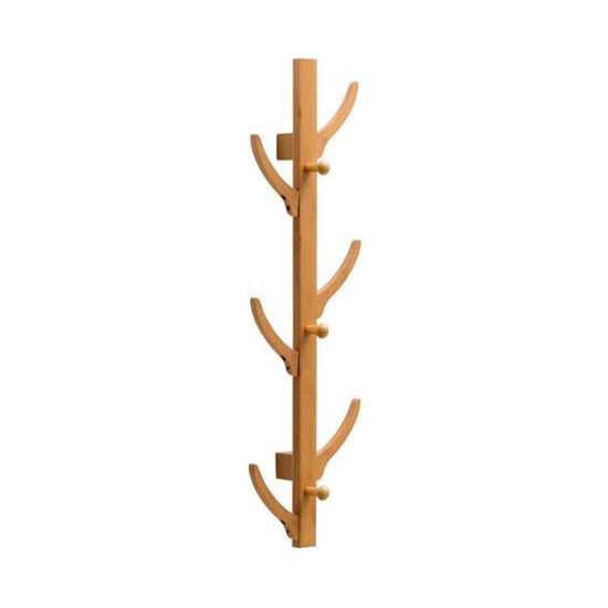Κρεμάστρα επιτοίχια Nextdeco από bamboo 84x25,5εκ.