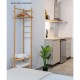 Κρεμάστρα ράγα οργάνωσης ρούχων bamboo Υ176x58x35εκ. Κρεμάστρα ράγα οργάνωσης ρούχων bamboo Υ176x58x35εκ.