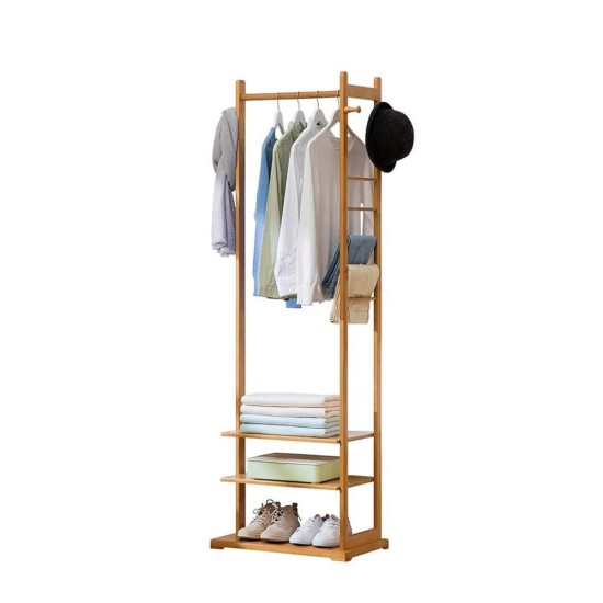 Κρεμάστρα ράγα οργάνωσης ρούχων bamboo Υ176x58x35εκ. Κρεμάστρα ράγα οργάνωσης ρούχων bamboo Υ176x58x35εκ.