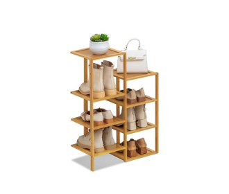 Διπλή παπουτσοθήκη Nextdeco από μπαμπού 8 θέσεων Υ73x52x25εκ. Διπλή παπουτσοθήκη Nextdeco από μπαμπού 8 θέσεων Υ73x52x25εκ.