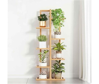 Ανθοστήλη Nextdeco 7 θέσεων μπαμπού Υ142x40x20εκ. Ανθοστήλη Nextdeco 7 θέσεων μπαμπού Υ142x40x20εκ.