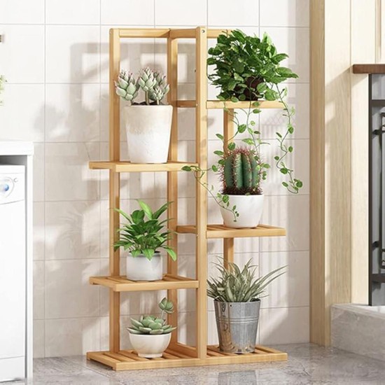 Ανθοστήλη Nextdeco bamboo 7 θέσεων Υ142x40x20εκ. Ανθοστήλη Nextdeco bamboo 7 θέσεων Υ142x40x20εκ.