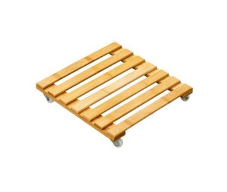 Βάση λουλουδιών τροχήλατη Nextdeco από bamboo 30x30εκ. Βάση λουλουδιών τροχήλατη Nextdeco από bamboo 30x30εκ.