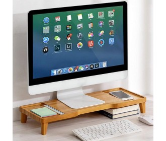 Βάση οθόνης επιτραπέζια Nextdeco από μπαμπού Υ7x52x21εκ. Βάση οθόνης επιτραπέζια Nextdeco από μπαμπού Υ7x52x21εκ.