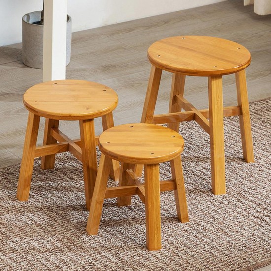 Σκαμπό Nextdeco από bamboo Υ27xØ30εκ. Σκαμπό Nextdeco από bamboo Υ27xØ30εκ.