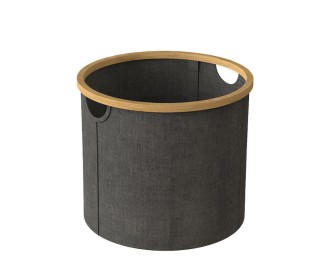 Καλάθι αποθήκευσης υφασμάτινο γκρι Υ32xØ36εκ. Καλάθι αποθήκευσης υφασμάτινο γκρι Υ32xØ36εκ.