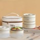 Σετ 4 lunch box inox - θερμική τσάντα 2.080ml Σετ 4 lunch box inox - θερμική τσάντα 2.080ml