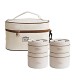 Σετ 4 lunch box inox - θερμική τσάντα 2.080ml Σετ 4 lunch box inox - θερμική τσάντα 2.080ml