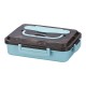 Lunch box από inox με 5 θήκες μπλε 1500ml