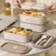 Σετ 3 lunch box inox 2550ml Σετ 3 lunch box inox 2550ml