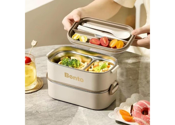 Σετ 3 lunch box inox 2550ml Σετ 3 lunch box inox 2550ml