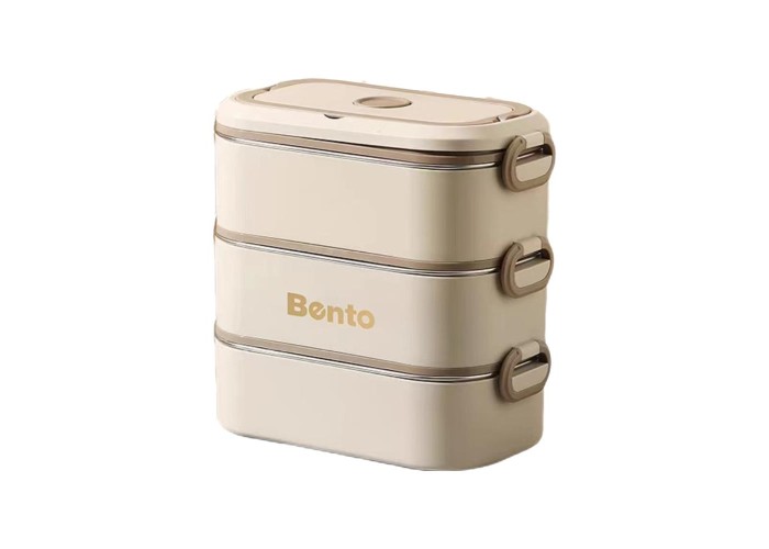Σετ 3 lunch box inox 2550ml Σετ 3 lunch box inox 2550ml