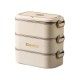 Σετ 3 lunch box inox 2550ml Σετ 3 lunch box inox 2550ml
