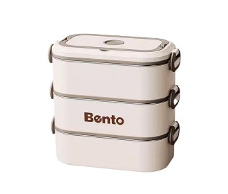 Σετ 3 lunch box inox 2550ml Σετ 3 lunch box inox 2550ml