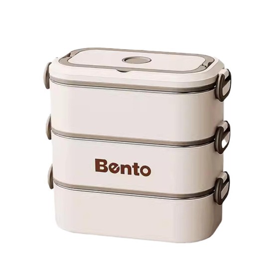Σετ 3 lunch box inox 2550ml Σετ 3 lunch box inox 2550ml