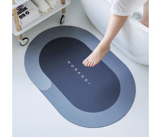 Απορροφητικό αντιολισθητικό πατάκι μπάνιου 40x60εκ.