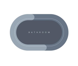 Απορροφητικό αντιολισθητικό πατάκι μπάνιου 50x80εκ. Απορροφητικό αντιολισθητικό πατάκι μπάνιου 50x80εκ.