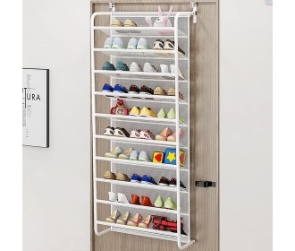 Παπουτσοθήκη μεταλλική κρεμαστή Υ175,3x54,9x19,1εκ. Παπουτσοθήκη μεταλλική κρεμαστή Υ175,3x54,9x19,1εκ.