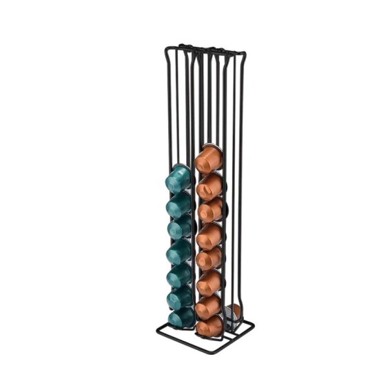 Θήκη για κάψουλες Nespresso μεταλλική Υ37x9,5x9εκ. Θήκη για κάψουλες Nespresso μεταλλική Υ37x9,5x9εκ.