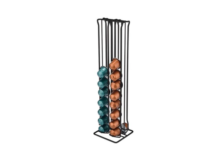 Θήκη για κάψουλες Nespresso μεταλλική Υ37x9,5x9εκ.