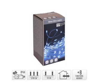 320 λαμπάκια led επεκτεινόμενα εξωτ.χώρου ψυχρό 320 λαμπάκια led επεκτεινόμενα εξωτ.χώρου ψυχρό