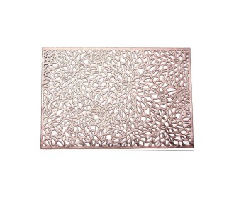 Σουπλά σε σχέδιο μπροκάρ χάλκινο 45x30εκ. Σουπλά σε σχέδιο μπροκάρ χάλκινο 45x30εκ.