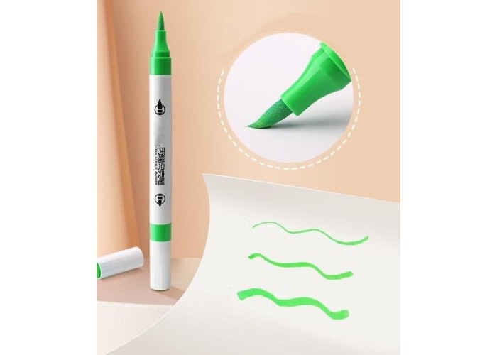 Μαρκαδόροι ακρυλικοί διπλής μύτης σετ 60τμχ. Μαρκαδόροι ακρυλικοί διπλής μύτης σετ 60τμχ.