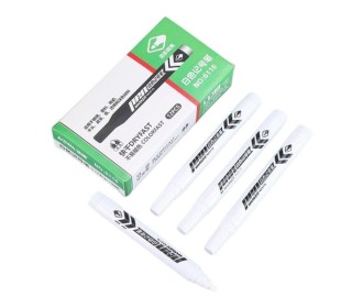 Μαρκαδόροι ακρυλικοί λευκοί σετ 10τμχ.