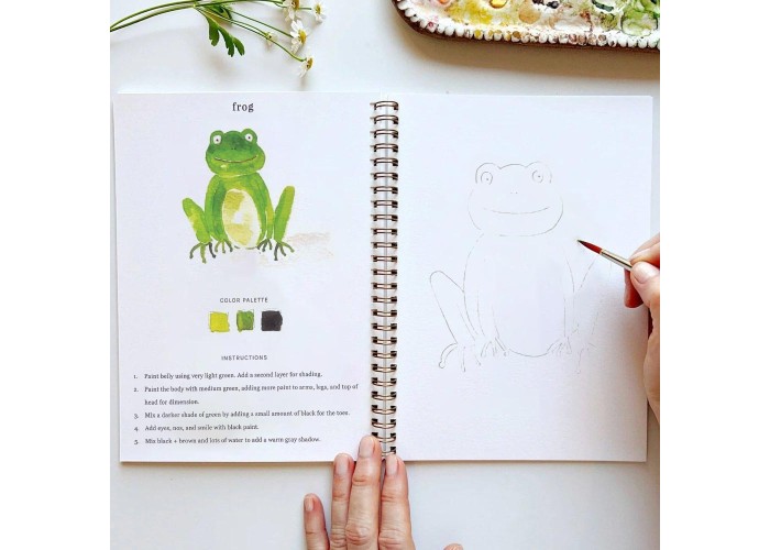 Βιβλίο Ζωγραφικής - χρωματισμού 12  Νερομπογιές 16x24εκ 14 φύλλα Βιβλίο Ζωγραφικής - χρωματισμού 12  Νερομπογιές 16x24εκ 14 φύλλα